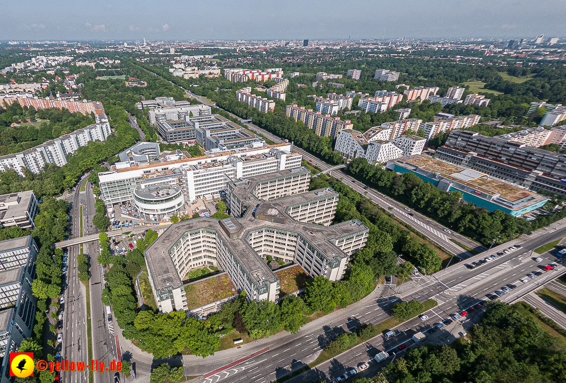 07.06.2023 - Neuperlachs neue Mitte mit PEP, Perlach Plaza, Share, Allianzversicherung und Wohnring